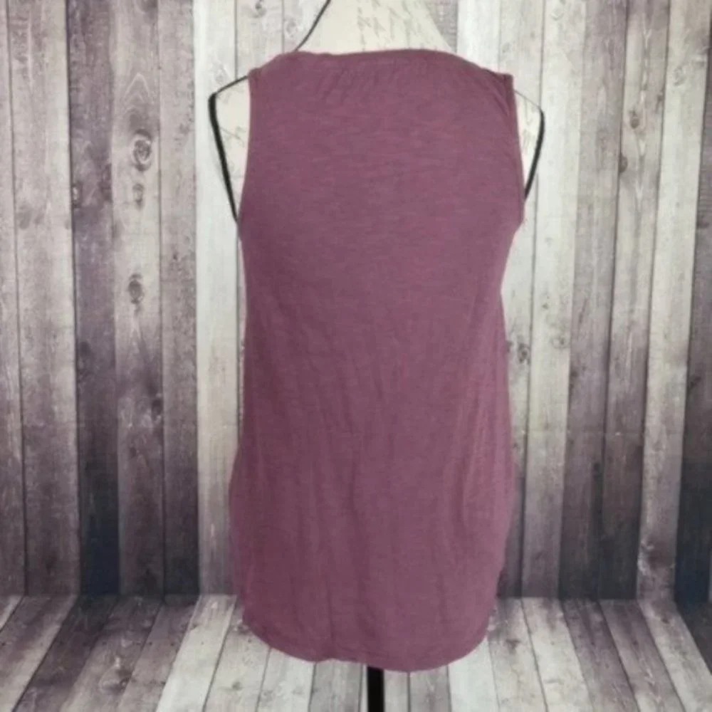 Lucky Brand Light Up The Night Sky Embroidered Cotton Tank Top - Picture 4 of 6